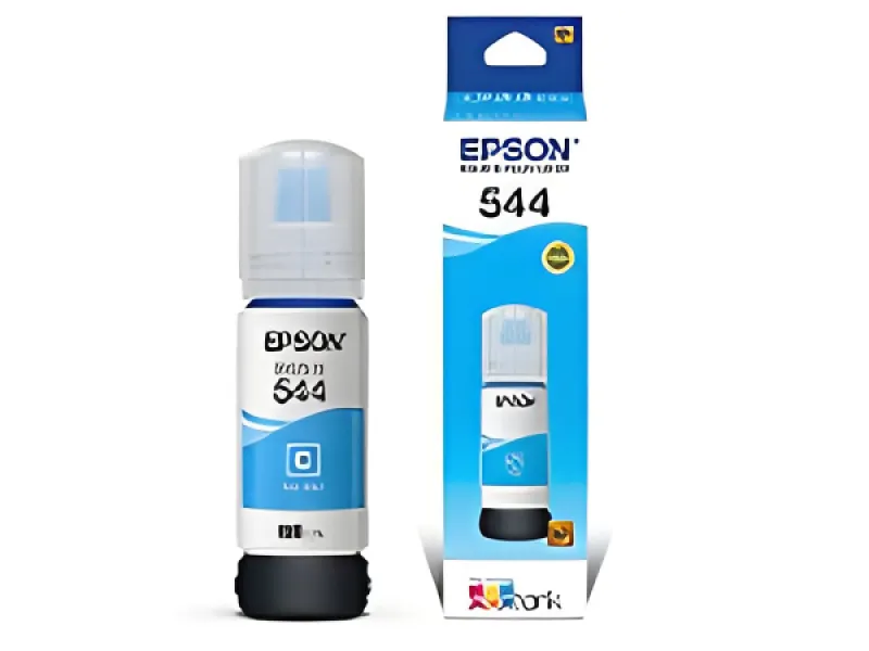 Tinta Epson 544 - 65 ml - cian - recambio original para EcoTank L1110, L1210, L3110, L3150, L3210, L3250, L3260, L5290