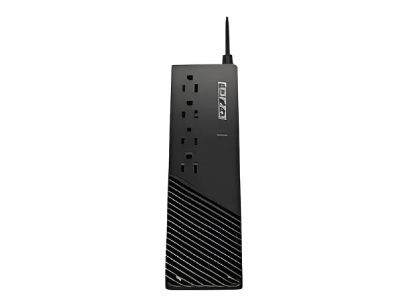 Forza FVR Series FVR-1011 - Regulador automático de voltaje (montaje en pared) - CA 115 V - 500 vatios - 1000 VA-conectores de salida: 4-negro