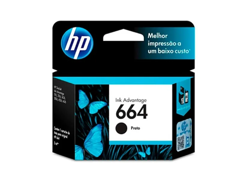 HP - Cartucho de tinta - Negro 664