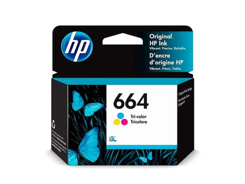 HP - Cartucho de tinta - Tricolor - 664