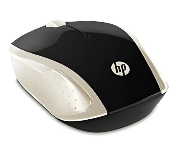 HP - Mouse - Inalámbrico - Silk gold-HP 200