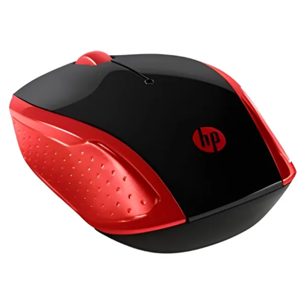 HP - Mouse óptico inalámbrico - Mouse - Wireless-Devil rojo - 200 Emprs