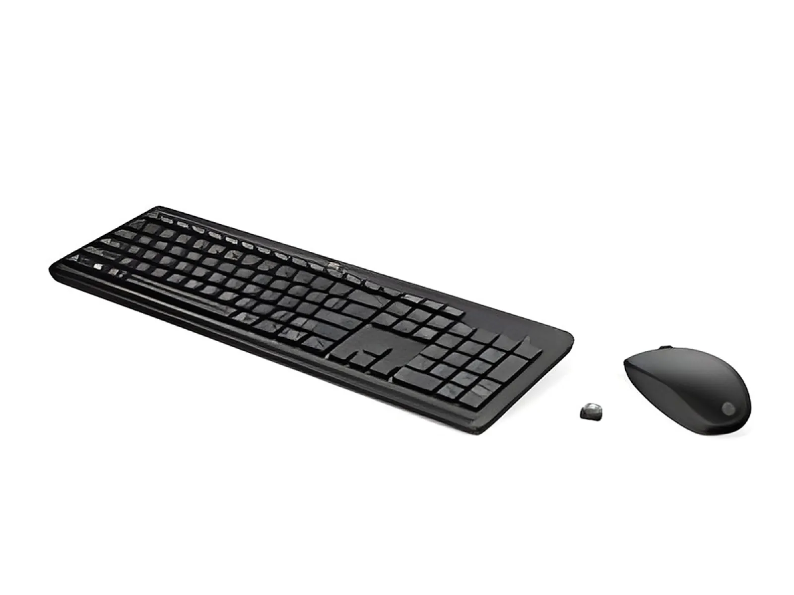 HP - Conjunto de teclado y Mouse - Inalámbrico - Negro