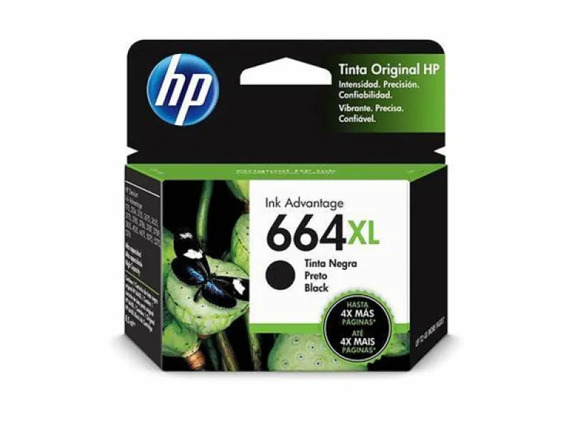 HP - Cartucho de tinta - Negro - 664XL