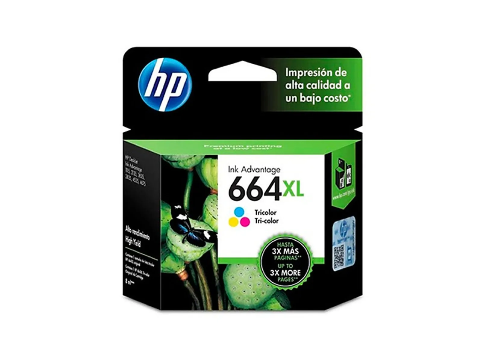 HP - Cartucho de tinta - Tricolor - 664XL