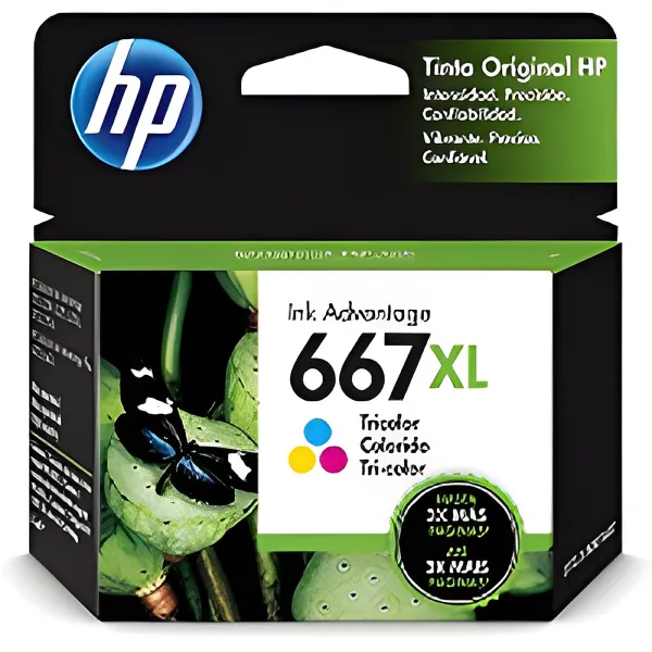 HP - 667XL - Cartucho de tinta - Tricolor - 3YM80AL