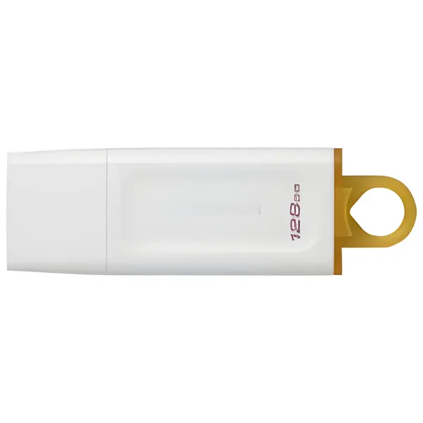 Kingston - Memoria USB - 128 GB - USB 3.0-Plástico Blanco-Amarillo