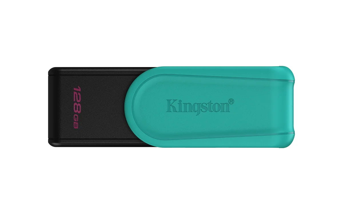 Kingston - Memoria USB - USB 3.2 Gen 1 - Exodia S Negro Turquesa
