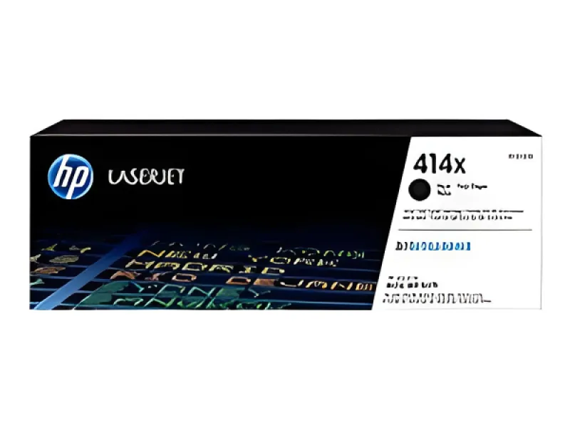 HP 414X - Alto rendimiento - negro - original-LaserJet-cartucho de tóner (W2020X)-para Color LaserJet Enterprise M455, MFP M480; Color LaserJet Pro M454, M479, MFP M479
