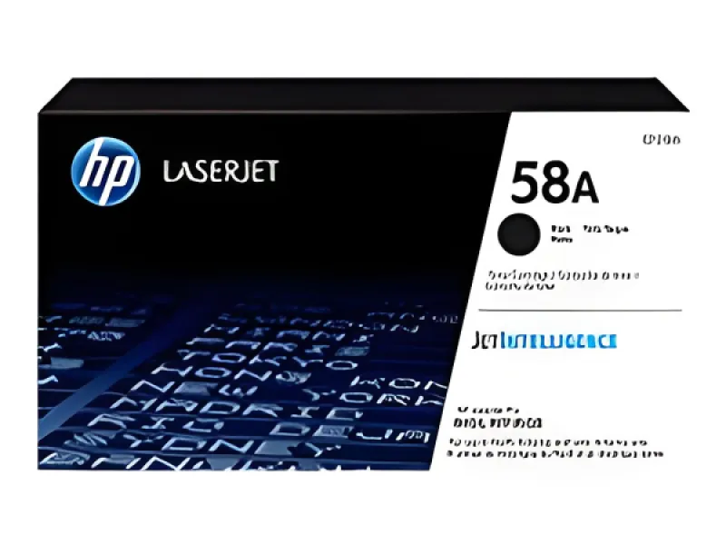 HP 58A - Negro - Original - Cartucho de tóner LaserJet (CF258A) - Para LaserJet Pro M404dn, M404dw, M404n, M428fdw, MFP M428dw, MFP M428fdn, MFP M428fdw