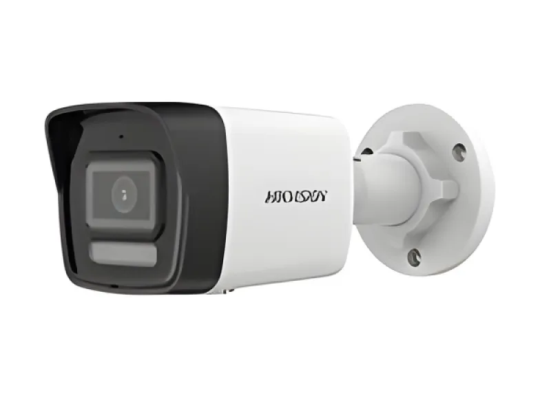 Hikvision 8MP Cámara de red tipo bala fija inteligente híbrida - Micrófono incorporado - 8MP - Exterior-H.265+-Focal fija 2.8mm - 3840 × 2160-DWDR-IP67-Micro SD