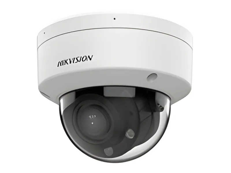 Hikvision 6MP Cámara de red tipo domo varifocal Dual Light MD 2.0 - Micrófono incorporado - 6MP - Exterior-H.265+-Varifocal motorizada 2.8 a 12 mm - 3200 × 1800-WDR 120DB-IP67-IK08