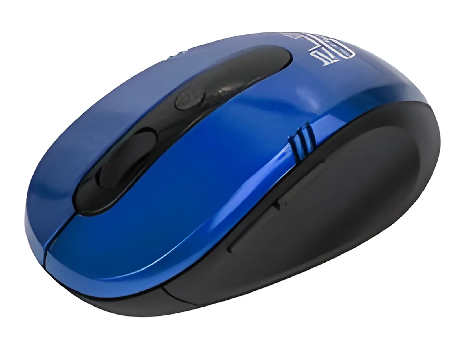 Klip Xtreme KMW-330 Vector - Mouse - ergonómico - óptico - 6 botones-inalámbrico - 2.4 GHz-receptor inalámbrico USB-azul