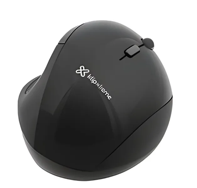 Klip Xtreme - Mouse - 2,4 GHz - Inalámbrico-Negro-Ergonómico
