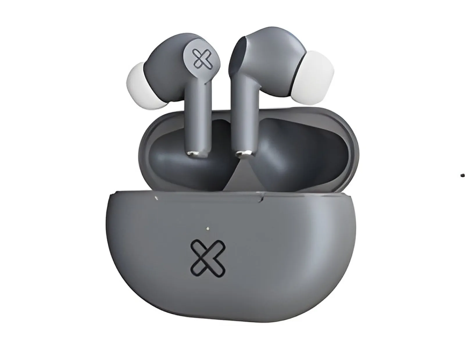 Klip Xtreme - Audífonos inalámbricos verdaderos - Para Teléfono / Para Electrónica Portátil / Para Tablet - Inalámbricos - 17Hrs IPX Gris