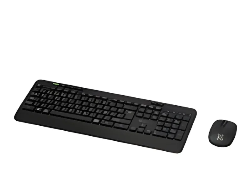 Klip Xtreme - Set de teclado y mouse - Español (Latinoamérica) - Inalámbrico - 2.4 GHz / Bluetooth-Negro