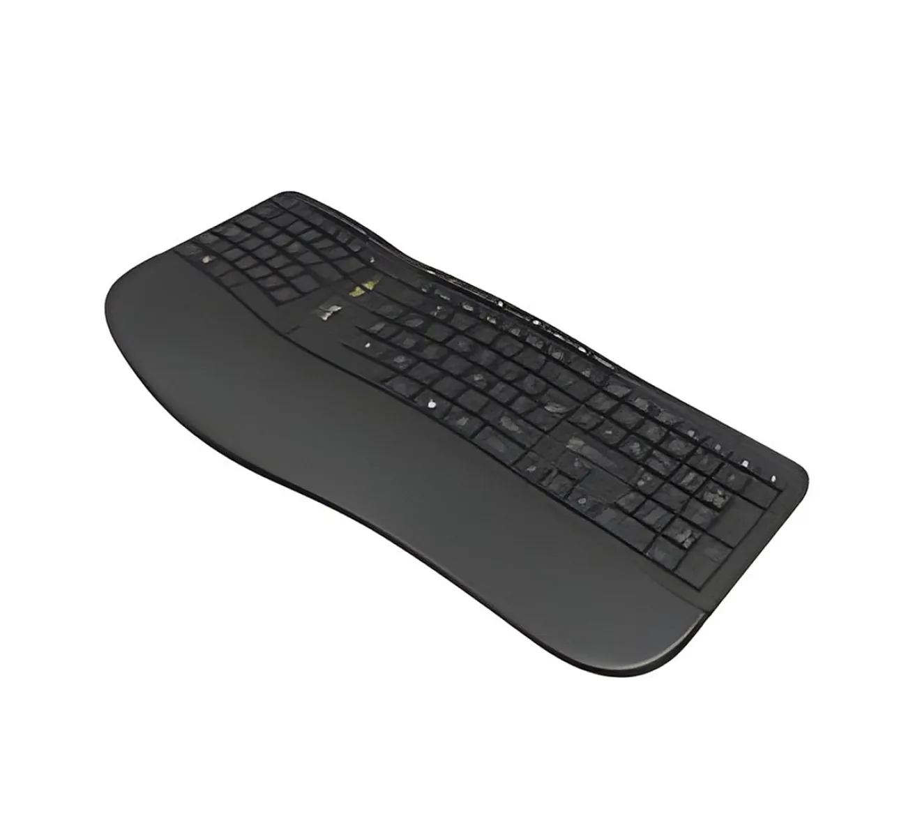 Klip Xtreme - Teclado - Español - Inalámbrico - 2.4 GHz - Todo negro - Ergonómico