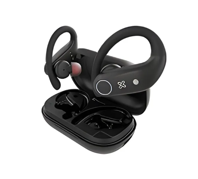 Klip Xtreme - KTE-500BK - Audífonos - Para Audio Hogar / Para Electrónica Portátil / Para Tablet / Para Teléfono Celular-Inalámbricos-TWS 108Hr Negros