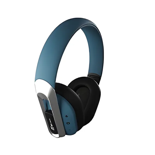 Klip Xtreme - KWH-750BL - Audífonos - Para Audio Hogar / Para Electrónica Portátil / Para Audio Profesional / Para Teléfono Celular - Inalámbricos - 40Hr Color Azul