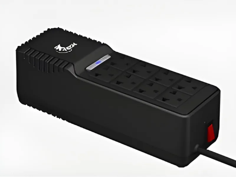 Xtech - Regulador automático de voltaje - Externo - AC 110/120 V - 8 Tomas de Corriente - 1000 VA--XTR - 1002