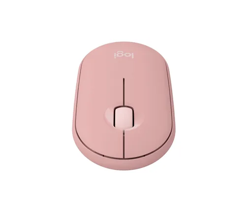 Logitech Pebble Mouse 2 M350s - Mouse - óptico - 3 botones-inalámbrico-Bluetooth-rosa