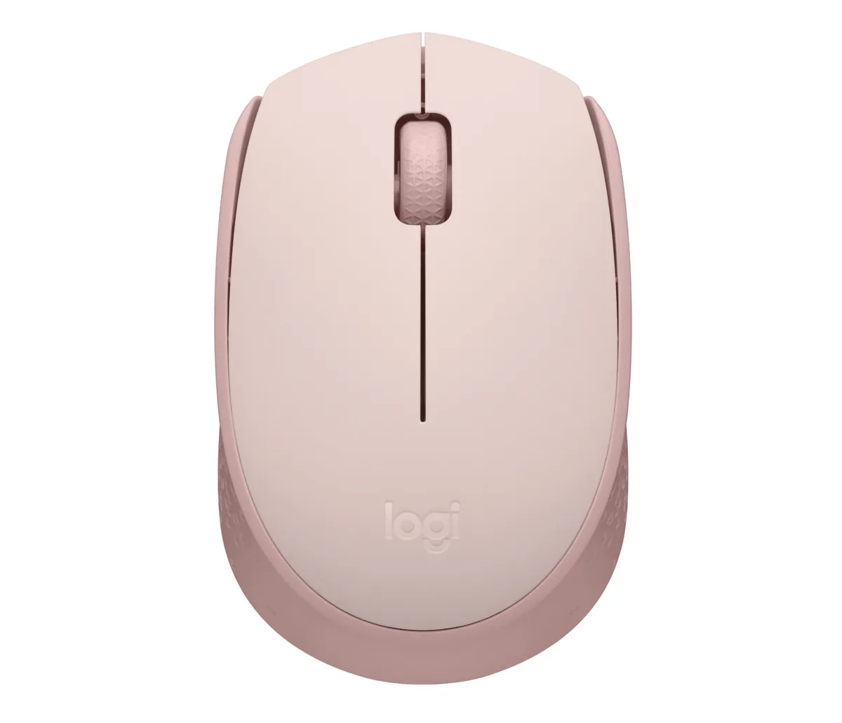Logitech M170 Wireless Mouse, Ambidextrous, Rose - Mouse - diestro y zurdo - óptico - 3 botones-inalámbrico - 2.4 GHz-receptor inalámbrico USB-rosa