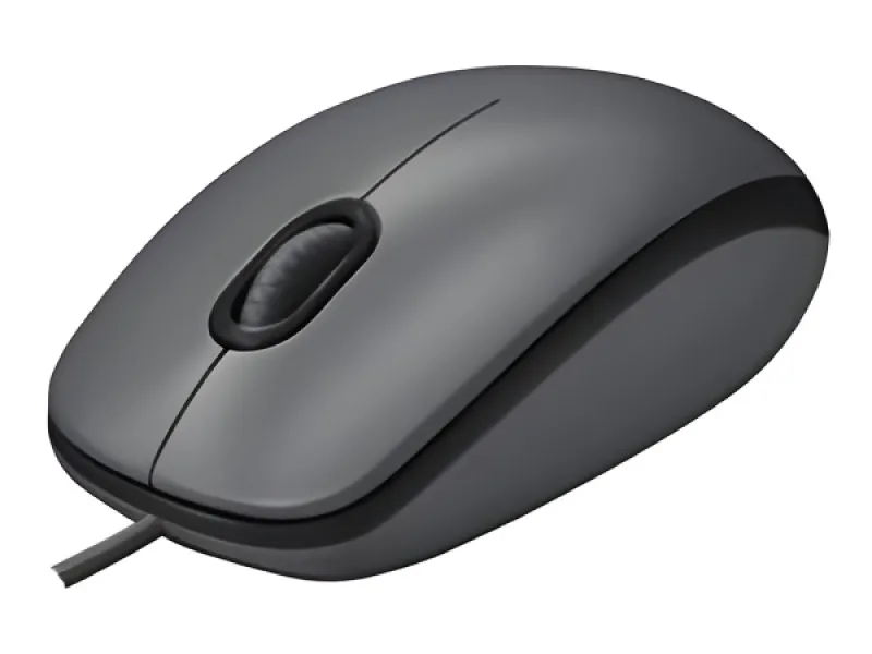 Logitech M90 - Mouse - diestro y zurdo - óptico-cableado-USB