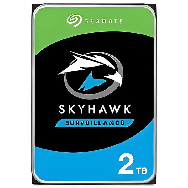 Seagate SkyHawk ST2000VX017 - Disco duro - 2 TB - interno - 3.5"-SATA 6Gb/s-búfer: 256 MB-con Recuperación de datos Seagate Rescue de 3 años