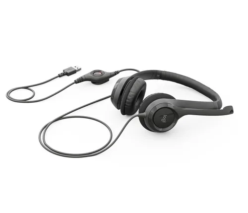 Logitech USB Headset H390 - Audífono - en oreja - cableado-USB