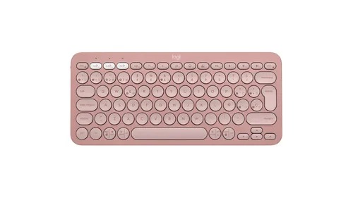 Logitech - Teclado - Inalámbrico - Rose-Con Bluetooth