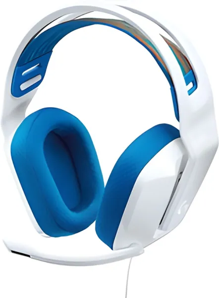 Logitech G G335 Wired Gaming Headset - Audífono - tamaño completo - cableado-conector de 3,5 mm-blanco-certificado Discord
