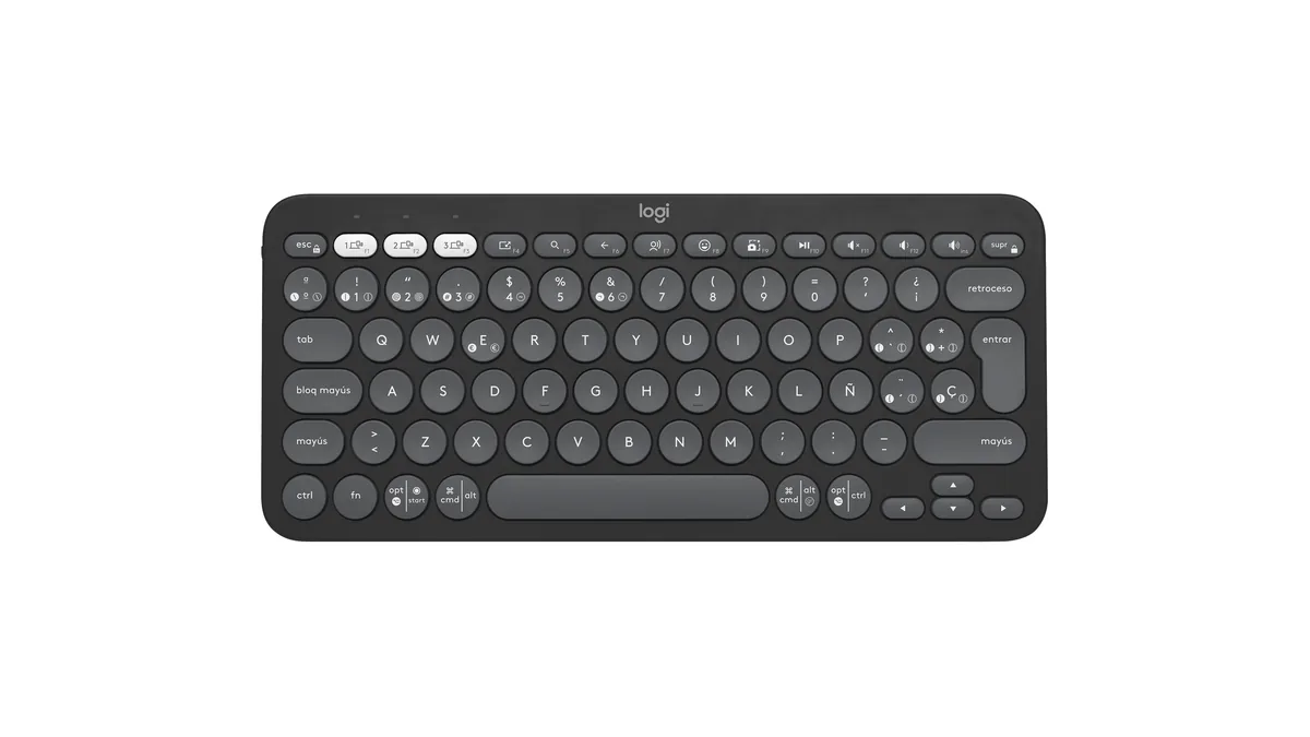 Logitech - Teclado - Inalámbrico - Grafito