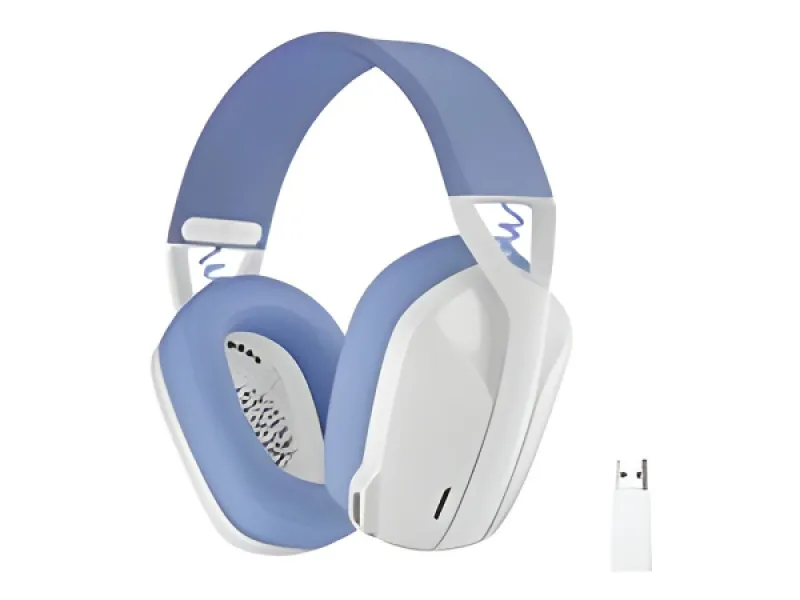 Audífonos inalámbricos para juegos Logitech G435 LIGHTSPEED - Audífono - tamaño completo - Bluetooth / LIGHTSPEED-inalámbrico-blanco