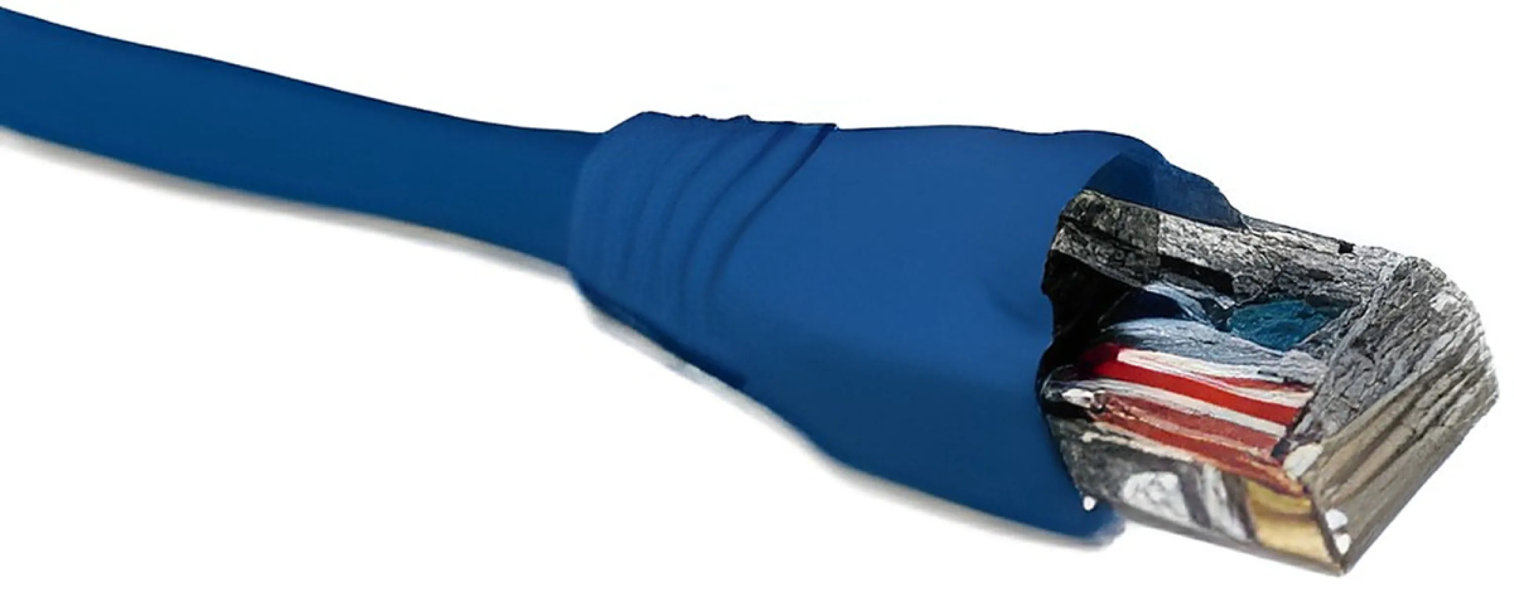 Nexxt - Cable de interconexión - RJ-45 (M) a RJ-45 (M) - 3m-UTP-CAT 5e-moldeado, trenzado-azul