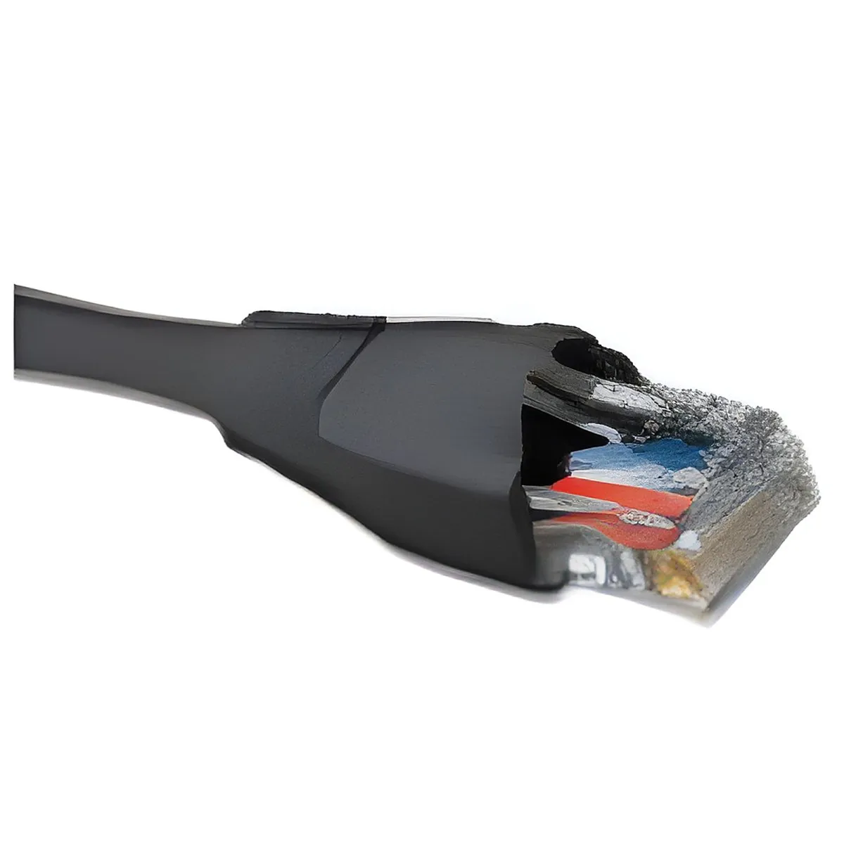 Nexxt - Cable de interconexión - RJ-45 (M) a RJ-45 (M) - 2.1 m-UTP-CAT 5e-moldeado, trenzado-gris