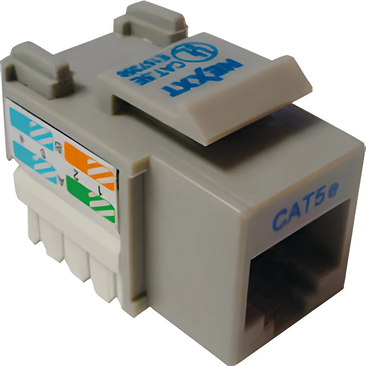 Nexxt - Inserto modular - RJ-45 - gris - 1 puerto