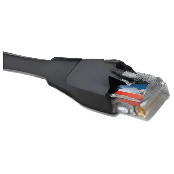 Nexxt - Cable de interconexión - RJ-45 (M) a RJ-45 (M) - 90 cm-UTP-CAT 5e-moldeado, trenzado-gris