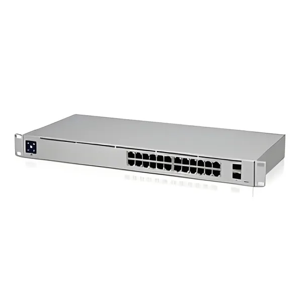 Ubiquiti UniFi Switch USW-24 - Switch - Gestionado - 24 x 10/100/1000 + 2 x Gigabit SFP-montaje en rack, sobremesa