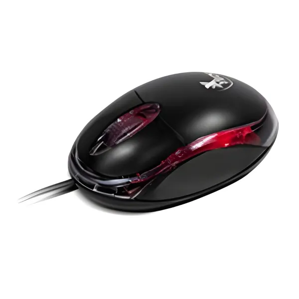 Xtech - Mouse - Con cable - USB-Negro - Óptico 3D