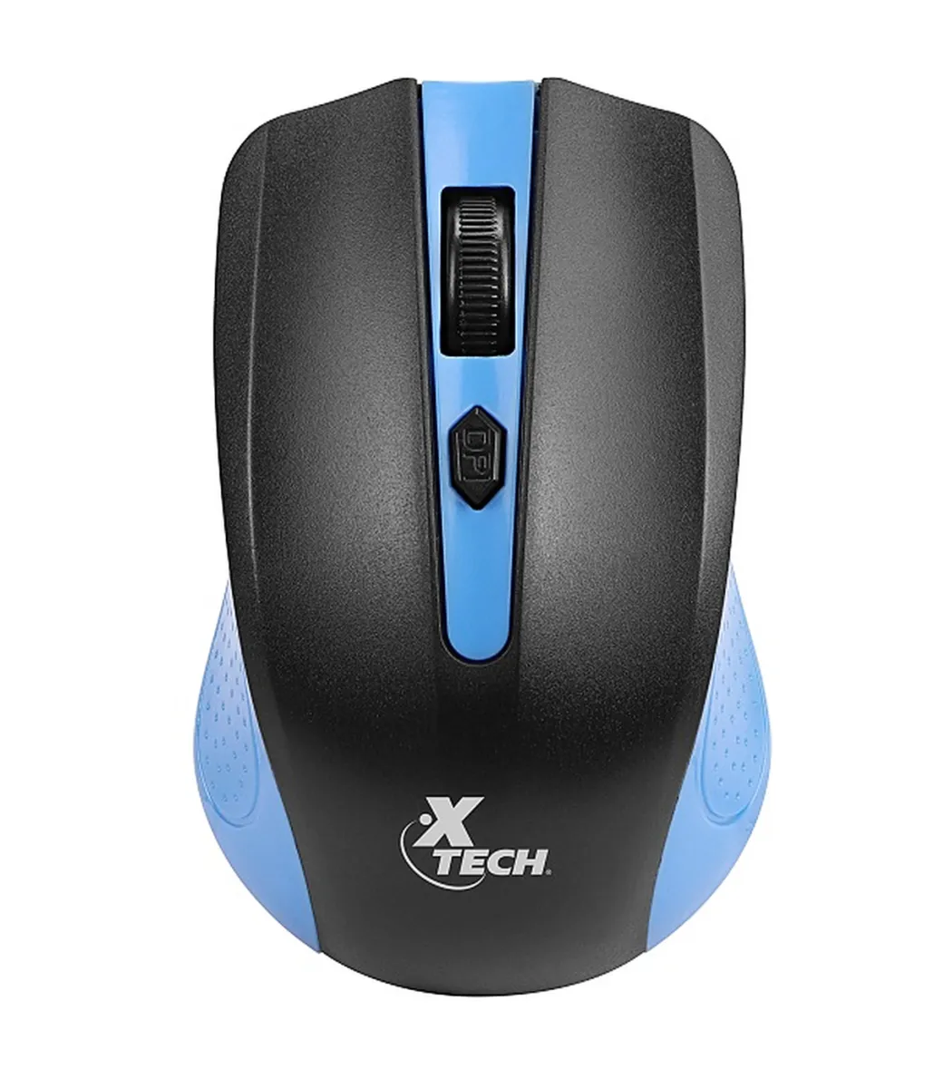 Xtech - Mouse - 2,4 GHz - Inalámbrico-Azul - 1600 dpi XTM - 310BL