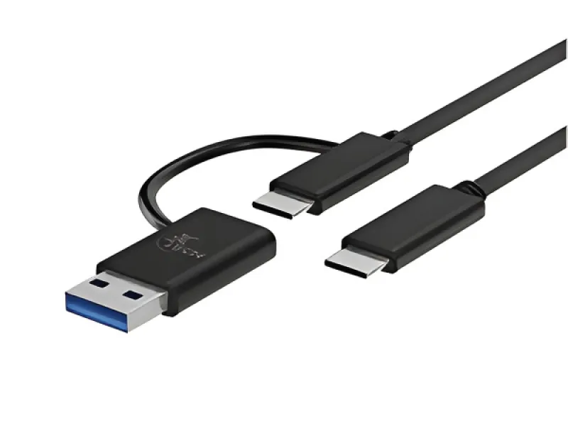 Xtech - Cable USB - USB-C USB-A - USB Tipo C - 1,82 m - 2 en uno trenzado XTC - 532