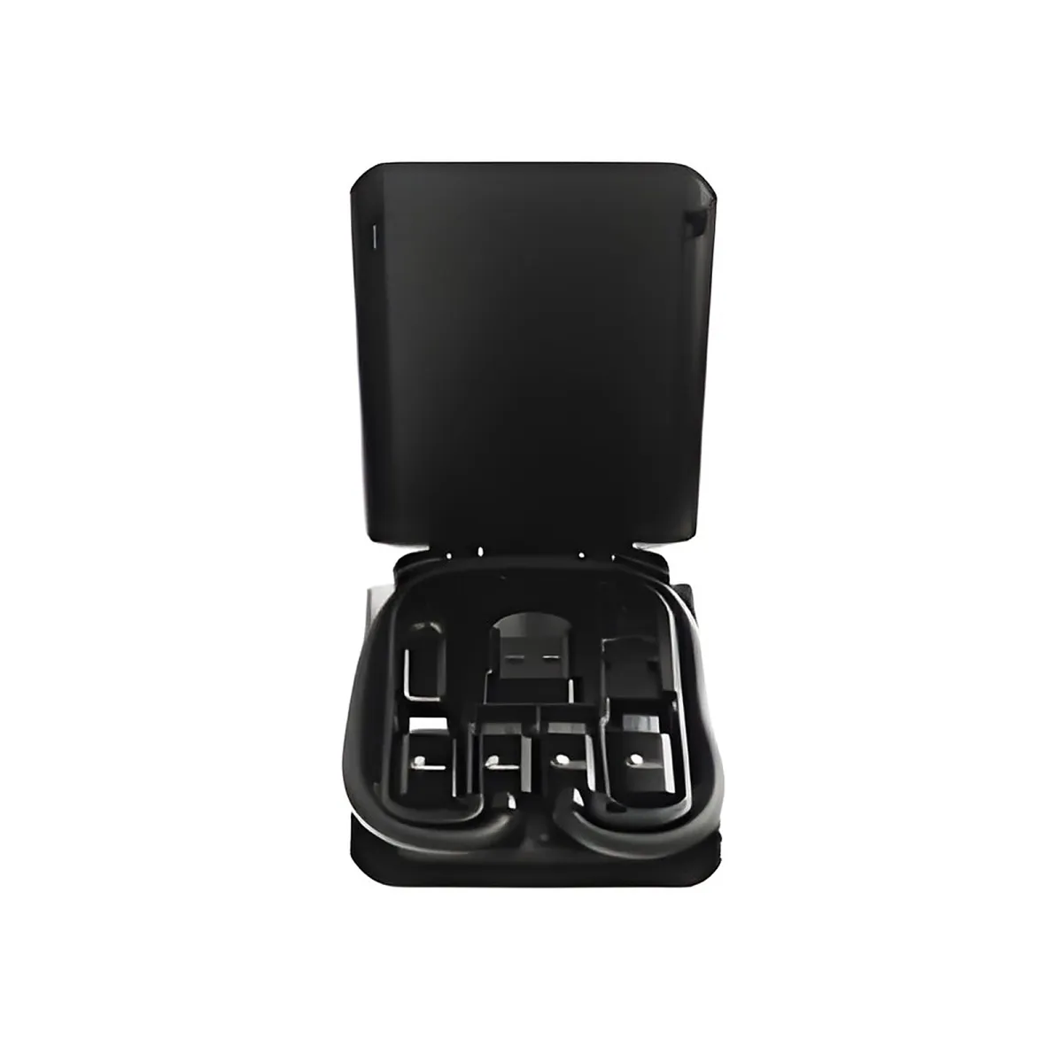 Xtech - Kit de cables USB tipo C - USB-C de 24 pines - USB tipo C con adaptador USB A-Micro USB-Lightning - 29 cm-Negro-XTC - 570