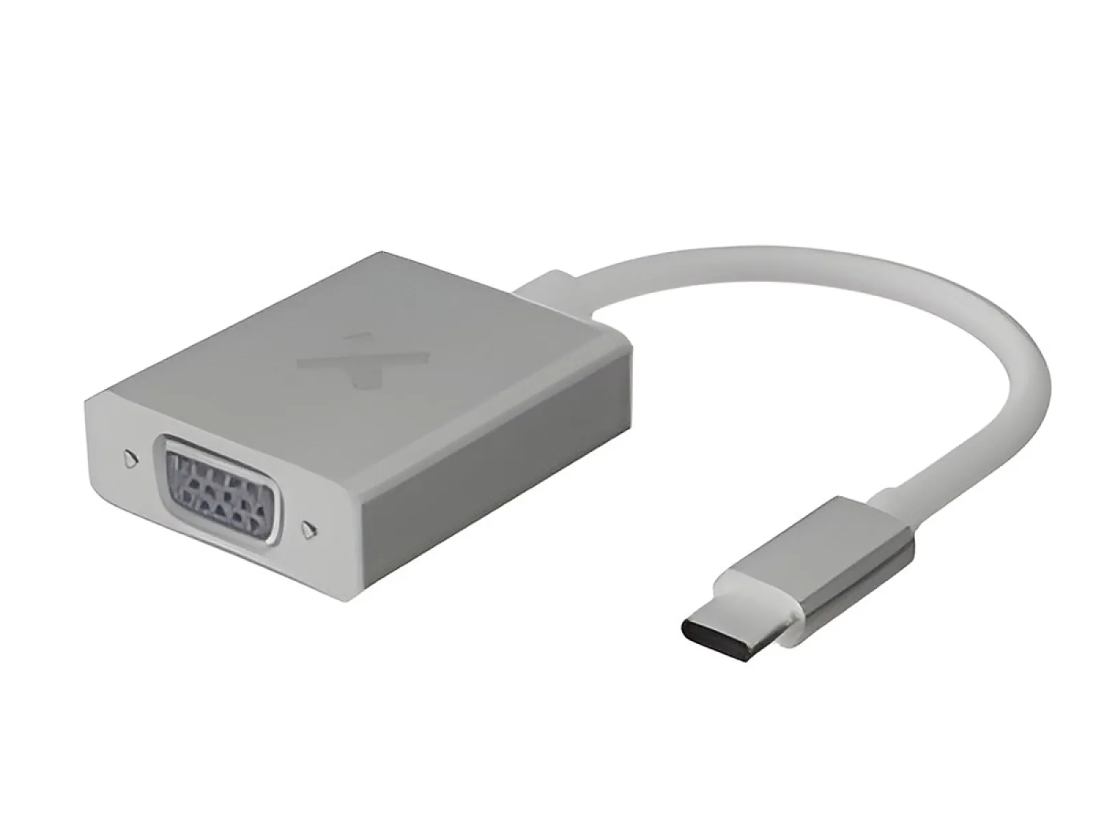 Xtech - Adaptador de pantalla - USB Tipo C - VGA-Aluminio plateado-XTC - 552