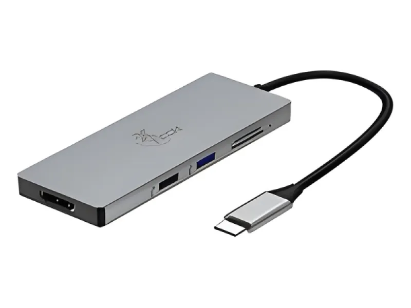 Xtech - Hub - 5 puertos - USB-C® 5 pulgadas - 1 XTC - 564
