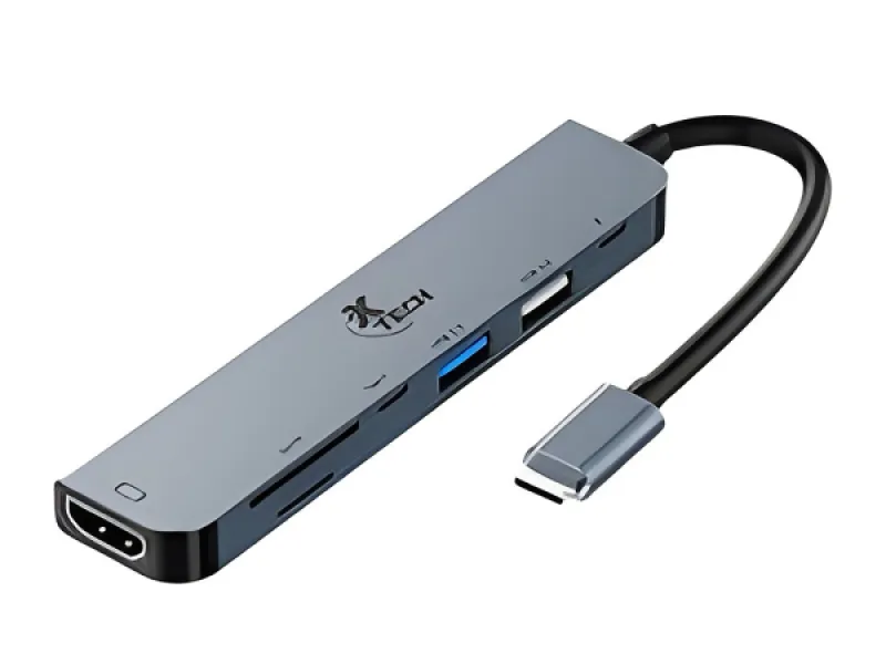 Xtech - Hub - 7 puertos - USB-C® 7 pulgadas - 1 XTC - 571