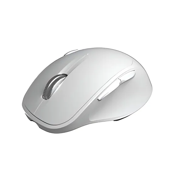 Klip Xtreme - Mouse - 2,4 GHz / Bluetooth 5.0 - Inalámbrico-Blanco frío-Modo dual Blanco