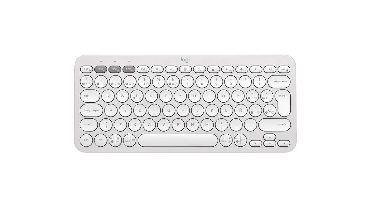 Logitech - Teclado - Inalámbrico - Blanco