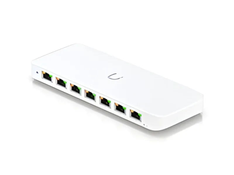 Ubiquiti Unifi Switch Ultra Layer 2 Switch PoE GbE de 8 puertos con opciones de montaje versátiles 42W