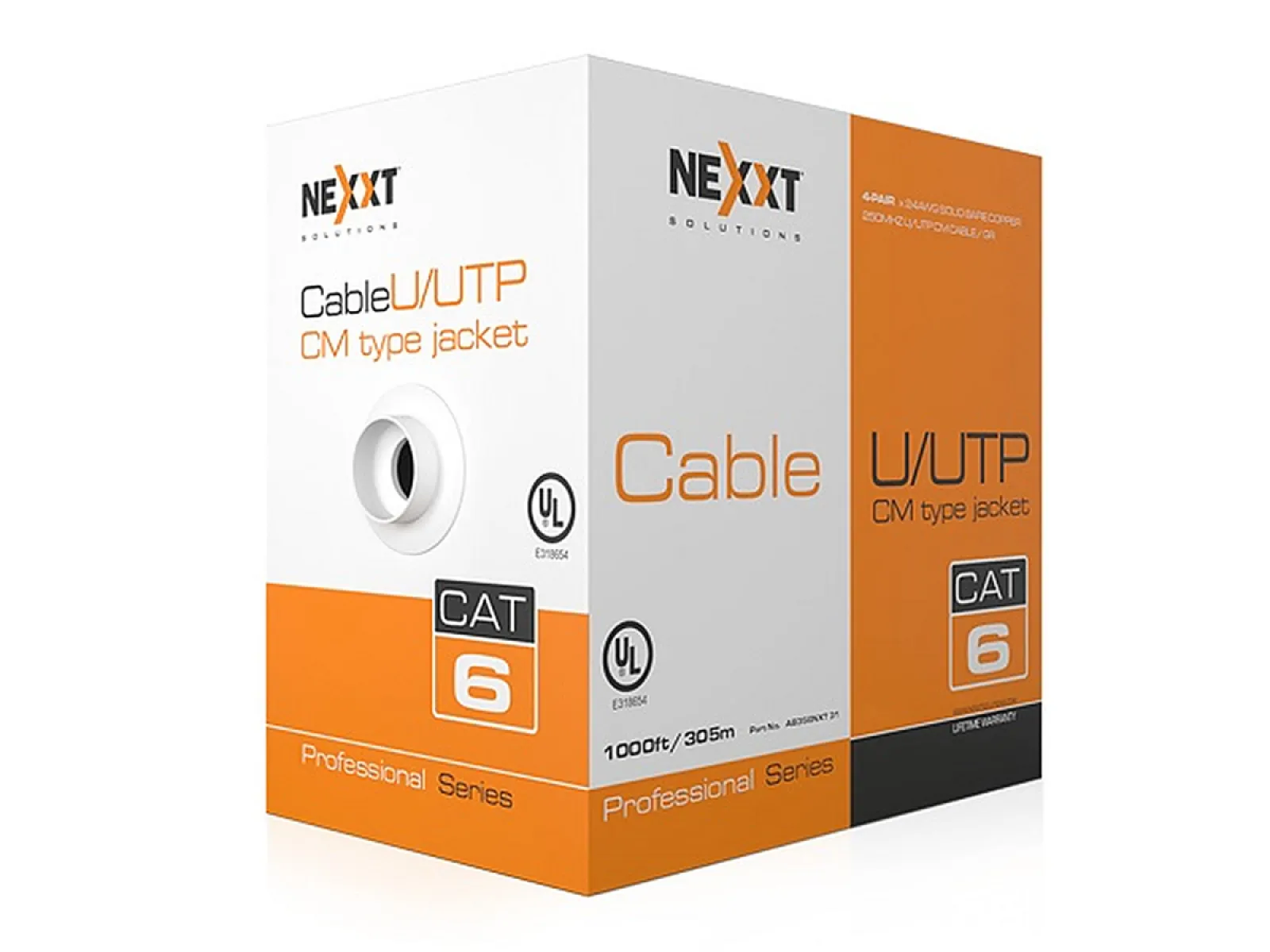 Nexxt Cable Profesional Cat6 UTP 4P 24AWG CM 305m BL
