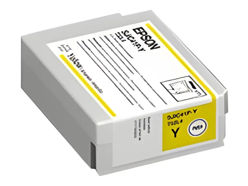 Epson SJIC41P-Y - Amarillo - original - blíster con alarmas de RF/acústica-cartucho de tinta-para ColorWorks CW-C4000, CW-C4000E (BK), CW-C4000E (MK)